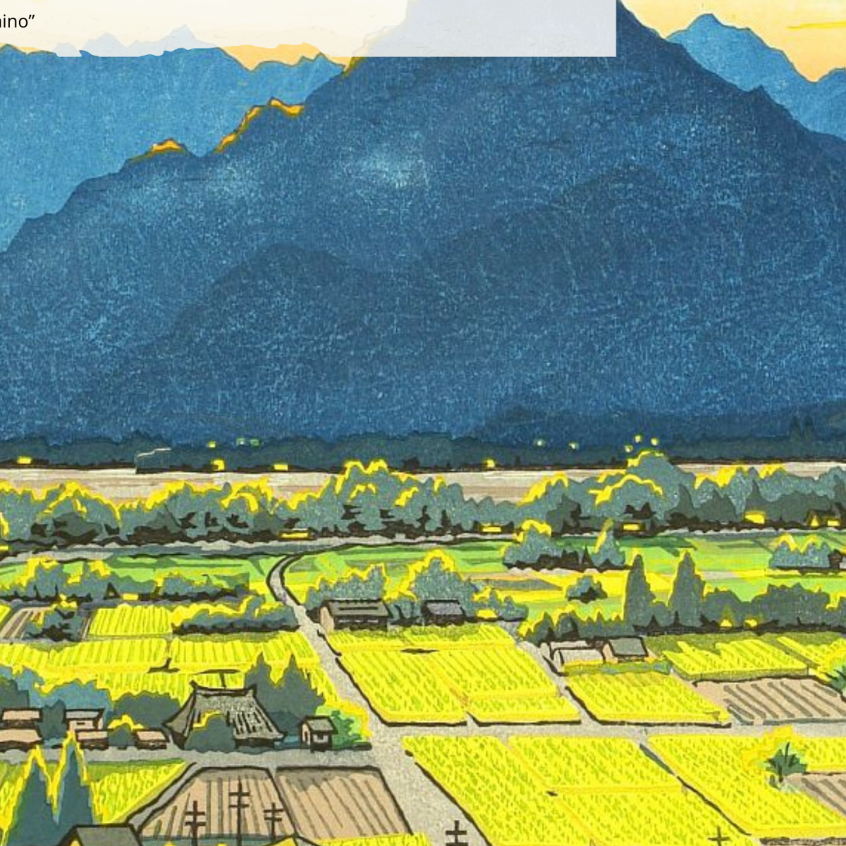 LI  Reto de haiku de La senda del haiku: Una breve visita a&nbsp;Azumino