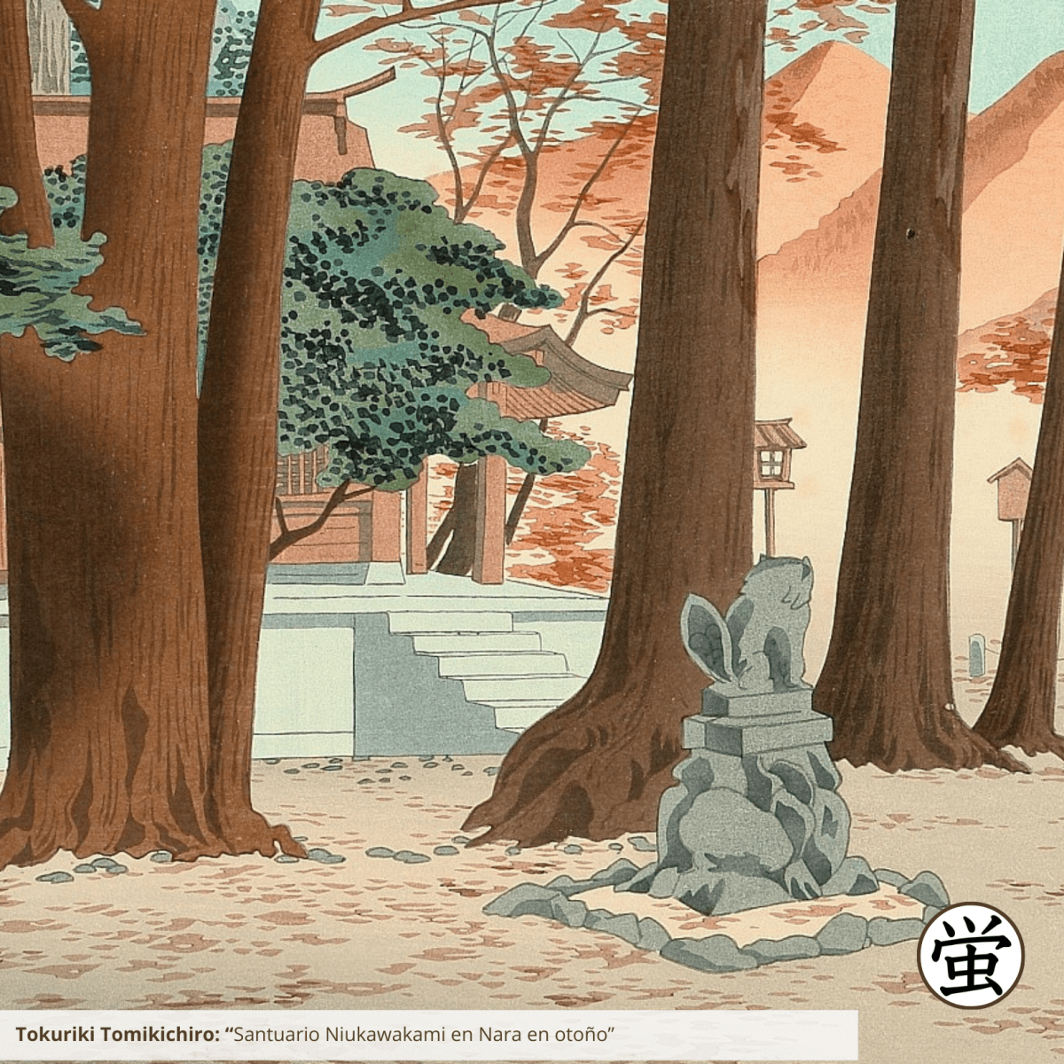 LVIII  Reto de haiku de La senda del haiku: en los Santuarios&nbsp;Niukawakami